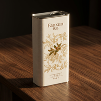 Bidon en fer blanc de 1L de qualité alimentaire avec impression de logo personnalisé, conteneur vide pour huile de camélia