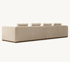 Sassanid OEM desain modern Italia Sofa Modular Vittorio ruang tamu mewah - Product Image 4