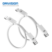 Adaptador HDMI Inalámbrico de 164 Pies/50 Metros, Transmisor y Receptor HDMI Inalámbrico de 1080P60 para Transmisión de Video de Alta Definición