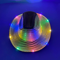 CARDSILK Casquette Lumineuse Écologique qui Brille dans le Noir et Équipement de Soirée Lumineux pour Chapeau Lumineux à Fil Électroluminescent pour Promotion d'Événements Vente en Gros