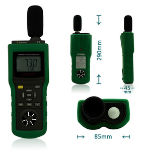 Mastech MS6300 Environmental Multimeter Temperature <b>Humidity</b> Illumination Anemometer Noise <b>Meter</b> Digital Detector - Product Image 4