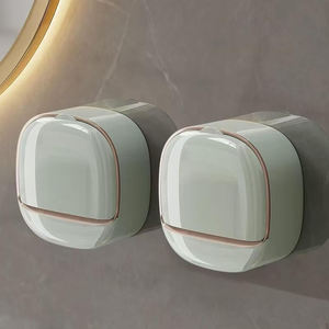 מקלחת צלחת סבון גנרית, בעל סבון בר עם ניקוז, עצמי מחזיק סבון, מגש סבון מרוכב קיר - Product Image 2