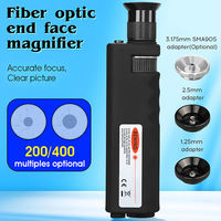 Microscope d'inspection portable 200x 400x FiberProbe pour fibres optiques, connecteurs LC/SC/FC, FTTH