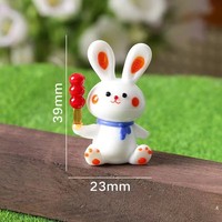 Hasen-Baby-Lampe aus Glaskunst, Hängende Dekoration im Tierstil, Bunte Tischdekoration für Wohnzimmer