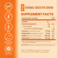 Comprimés d'électrolytes à croquer WELLBODY OEM/ODM, 60 unités, saveurs fruits rouges, orange et citron vert, supplément d'hydratation à action rapide