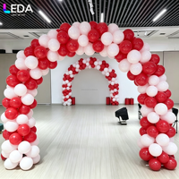 LEDA Arche gonflable automatique réutilisable de style colonne pour décoration de mariage et toile de fond