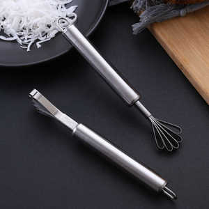 Extractor de carne de <span class=keywords><strong>coco</strong></span> de acero inoxidable, herramienta de raspado, rallador triturado, extractor de carne Manual, suministros - Product Image 4