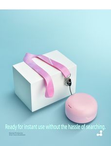 <span class=keywords><strong>Hinix</strong></span> HN-AC104 Nouvelle conception Étui pour aligneur dentaire Frank Protect avec miroir airbag intégré et cordon en option - Product Image 6