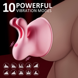 Masajeador de pecho de cabeza de conejo HLYC 18 +, vibrador de Control remoto silencioso inalámbrico, productos eróticos para adultos para masturbador de burlas femeninas - Product Image 2