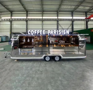 Trailer Truk Makanan Airstream Baru Yang Lengkap untuk Dijual