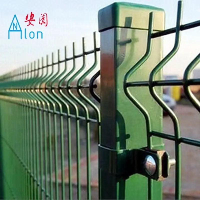 PVC coated welded wire fencing 3d curvy pvc coated fence welded wire mesh 3d perimeter fence