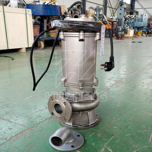 Pompe à eaux usées submersible robuste en acier inoxydable avec garantie de deux ans pour le nettoyage des fosses à cendres des centrales électriques, pompe broyeuse pour eaux usées - Product Image 2
