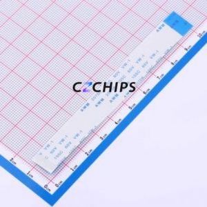 FFC-0.5-23-100-B-4-8 FFC Cable (Flexible Flat Cable) P=0.5mm Connector 23P 0.5mm 0.3mm Reverse - Product Image 1