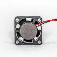 Ventilateur axial électrique haute température à roulement à billes, pales en plastique 25x25x10mm, 5/12V, 13000 tr/min, certifié CE, usage industriel OEM
