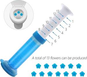 Désodorisant pour toilettes en gel plastique jetable écologique à l'odeur de fleurs, parfum pour salle de bain, nettoyant pour cuvette - Product Image 2
