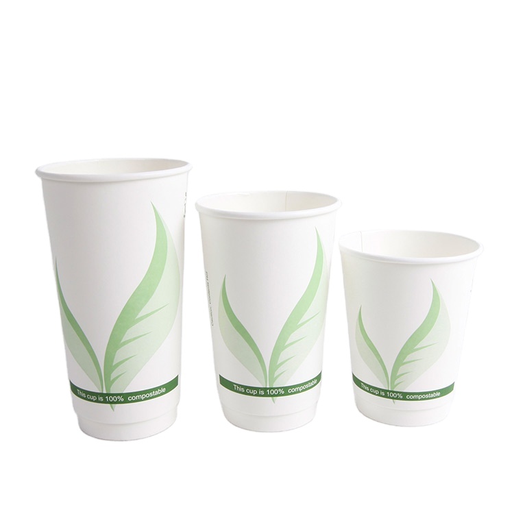 Custom Color Printing High Quality Disposable Paper Cup Take Away Coffee Packaging Best Sell Paper Cups All Sizes Wholesale