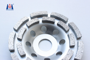 Đôi Hàng phân đoạn bê tông Mài đĩa kim cương Mài bánh xe với kim loại liên kết đại lý cho deburring ứng dụng - Product Image 4