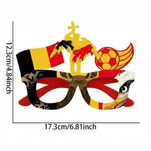 Gafas de Sol con Diseño de <span class=keywords><strong>Bandera</strong></span> Nacional para el Mundial de Fútbol 2026, Novedad en Venta al por Mayor, Gafas para Fanáticos - Product Image 3