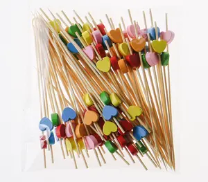 Toothpicks For Appetizers Decorations Picks Cocktail Garnish Charcuterie Sticks For Chocolate Party Supplies Bamboo Sticks