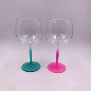 Vasos de Ginebra de Plástico Reutilizables e Irrompibles, 550 ml de Capacidad, Estilo Minimalista con Diseño de Bola, Color Rosa y Azul, Superventas 2026 - Product Image 6