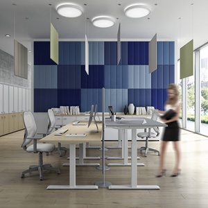 Bàn Thiết Kế Chất Lượng Hàng Đầu Kim Loại Và Gỗ Phong Cách Hiện Đại Và Hiện Đại Với Hệ Thống Điện Để Điều Chỉnh Độ Cao - Product Image 2