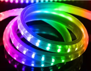 220V Decoratieve Smd 5050 Helder Kleurrijke Flexibele Waterdichte Rgb Led-Verlichtingsstrip