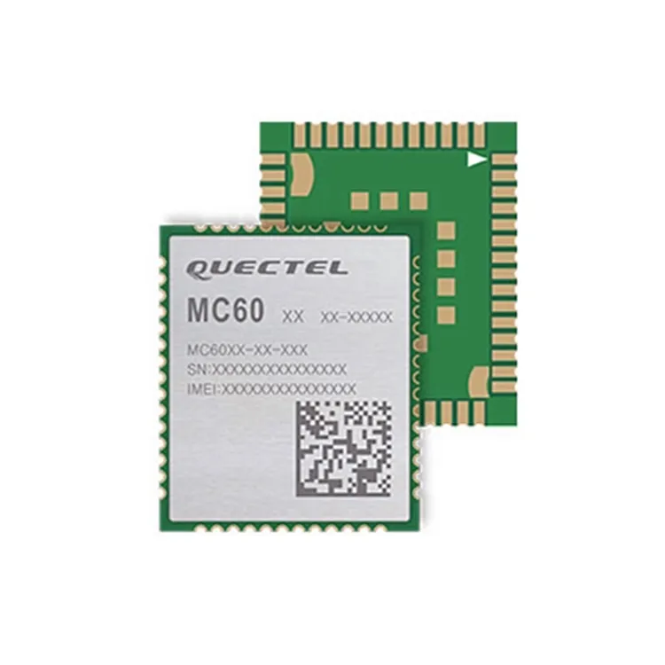 Quectel 2G IoT Quad-Band GSM/GPRS/GNSS Modul Antarmuka MC60 SIM Ganda Modul Standby Tunggal MC60 LCC