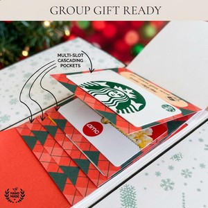 Conception originale ZS-PC0064 – Porte-cartes cadeaux à déroulement en cascade pour Noël, emballage festif pour détaillants en ligne - Product Image 2