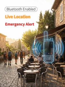 Walkie talkie flotante 4G POC con GPS y Bluetooth, impermeable IP67, directo de fábrica, compatible con <span class=keywords><strong>Zello</strong></span>, para acampadas al - Product Image 5