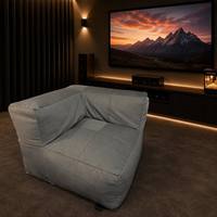 Canapé d'angle en cuir PU en forme de L avec housse amovible, chaise longue modulaire rembourrée de mousse pour salon et chambre à coucher