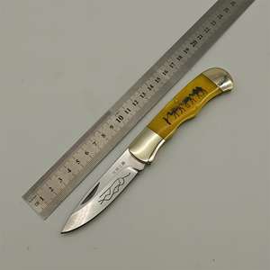 มีดพับด้ามกระดูกอูฐถนนผ้าไหม - Product Image 6