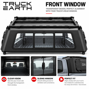 หลังคาอลูมิเนียมอัลลอยสำหรับรถกระบะ TE GMC Sierra 3500HD สำหรับตั้งแคมป์และเก็บอุปกรณ์ - Product Image 2