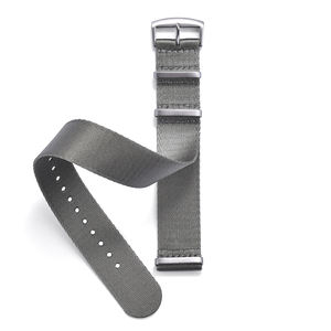 Juelong 프리미엄 나일론 우븐 싱글 패스 스트랩 18mm 20mm 22mm 안전벨트 나일론 시계줄 - Product Image 2