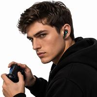 Écouteurs de jeu sans fil pour jeux mobiles, lumière RGB, écouteurs intra-auriculaires TWS avec affichage numérique de la batterie, étui de charge