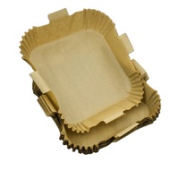 Papiers de cuisson en gros pour friteuses à air chaud de 6,3 et 7,9 pouces avec emballage personnalisé en boîte