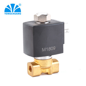 Yongchuang Solenoid Valve M1809 Brass Direct Acting Normally Closed For Coffee Equipment - Product Image 2