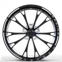 Nouvelles jantes de voiture en aluminium forgées pour la course de dragster 15x4.5J 17x4J 18x5.5J, avec beadlock étroit 5x4.75, déport négatif 30mm 20mm 25mm ET