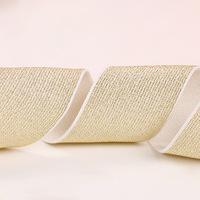 Haute élasticité 2.5CM/4CM brillant or argent bande élastique pour sous-vêtements