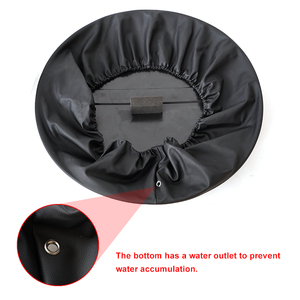 Copri ruota di scorta nero lucido per <span class=keywords><strong>Land</strong></span> <span class=keywords><strong>rover</strong></span> 2020 + Defender 90/110 copriruota di scorta - Product Image 3