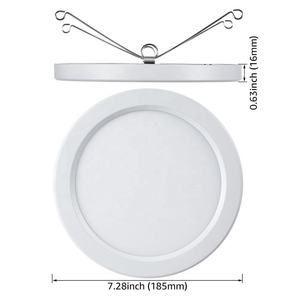 LED montaje empotrado 5in 7in 9in 11in Luz de techo Single CCT 3CCT Panel LED regulable Lámpara de techo - Product Image 3