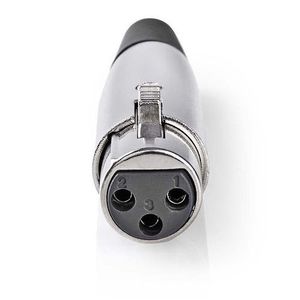 Adaptador de Conector XLR Hembra a XLR Macho de 3 Pines Metálico, Cable de Audio - Product Image 4