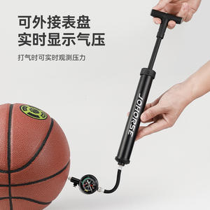 Pompe à air manuelle Johorse pour ballons avec manomètre, pompe haute pression portable pour basketball, football, volley-ball - Product Image 5