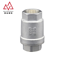 Válvula de Retención de Rosca Vertical de Precisión, de Acero Inoxidable, Autosellante, para Sistemas de Calefacción HVAC