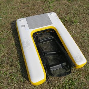 Logotipo personalizado inflable barco perro <span class=keywords><strong>escalera</strong></span> escalada rampa plataforma inflable rampa de agua - Product Image 6