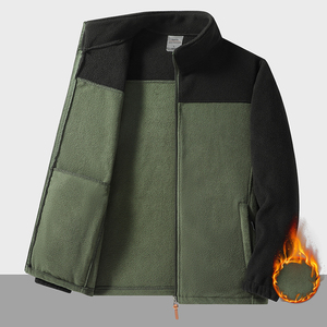 Manteau d'hiver chaud <span class=keywords><strong>pour</strong></span> homme, idéal <span class=keywords><strong>pour</strong></span> la randonnée et l'alpinisme, veste polaire coupe-vent avec design <span class=keywords><strong>patchwork</strong></span> - Product Image 2