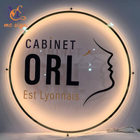 Enseignes Acryliques 3D Personnalisées pour Logo d'Entreprise, Salon de Beauté, Cils, Ongles, Studio de Coiffure, Décor Mural Esthétique, Plaques pour Nom d'Entreprise ou de Magasin