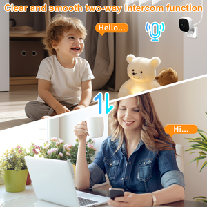 2025 nouveau <span class=keywords><strong>K7</strong></span> <span class=keywords><strong>Full</strong></span> HD WiFi Zoom optique sans fil IR Vision nocturne détection de mouvement sirène alarme caméra de sécurité avec contrôle APP - Product Image 5