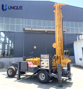 Plataforma de pozo de agua portátil montada en camión de 400m Máquina de perforación de pozo de 300m Cojinete de motor de bomba de lodo para perforación de minas de construcción - Product Image 6