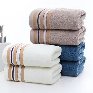 Hengming China Cheap jacquard soft reusable Organic Cotton Towel for bathroom