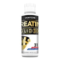 Solution liquide de créatine monohydrate personnalisable pour adultes, pré-entraînement et récupération musculaire, avec collagène